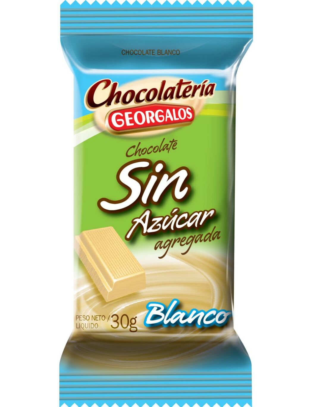 Chocolate Blanco Sin Azucar Georgalos Caja X12 Mejor Precio