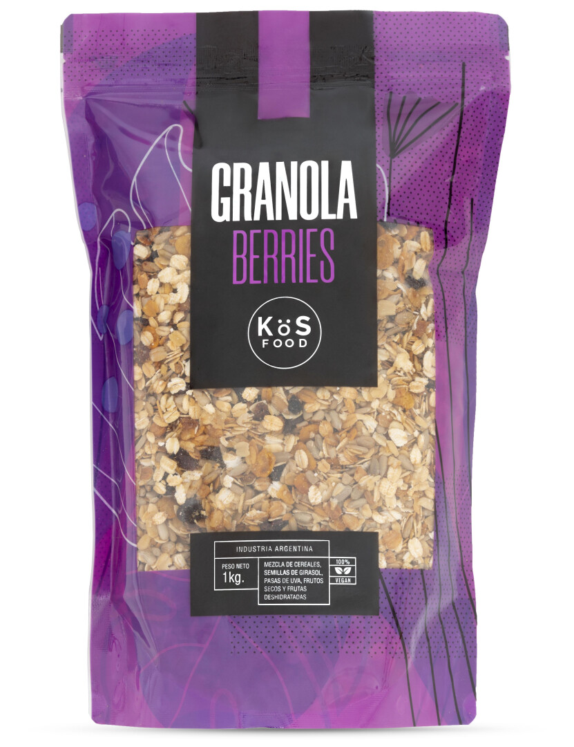 Granola Kos Food Berries 1 Kilo Chitarroni S.A